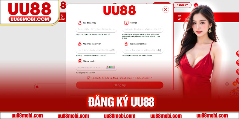 Đăng ký UU88 nhận khuyến mãi cực khủng